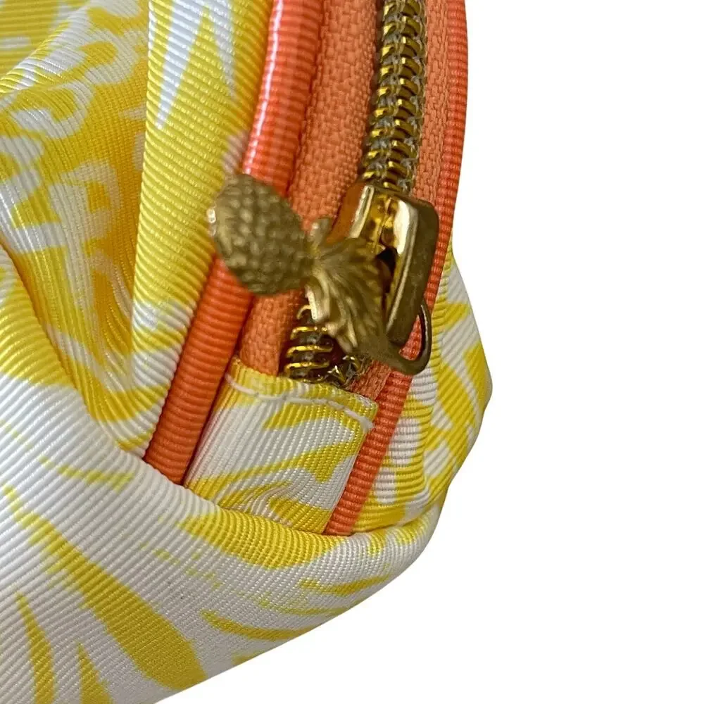 Lilly‎ Pulitzer   For Target Cosmetic Makeup Pouch Bag Yellow Zip NWOT - Picture 3 of 5